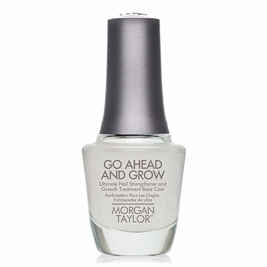White Smoke Morgan Taylor Go Ahead And Grow Base Coat 0.5 fl oz - 51004