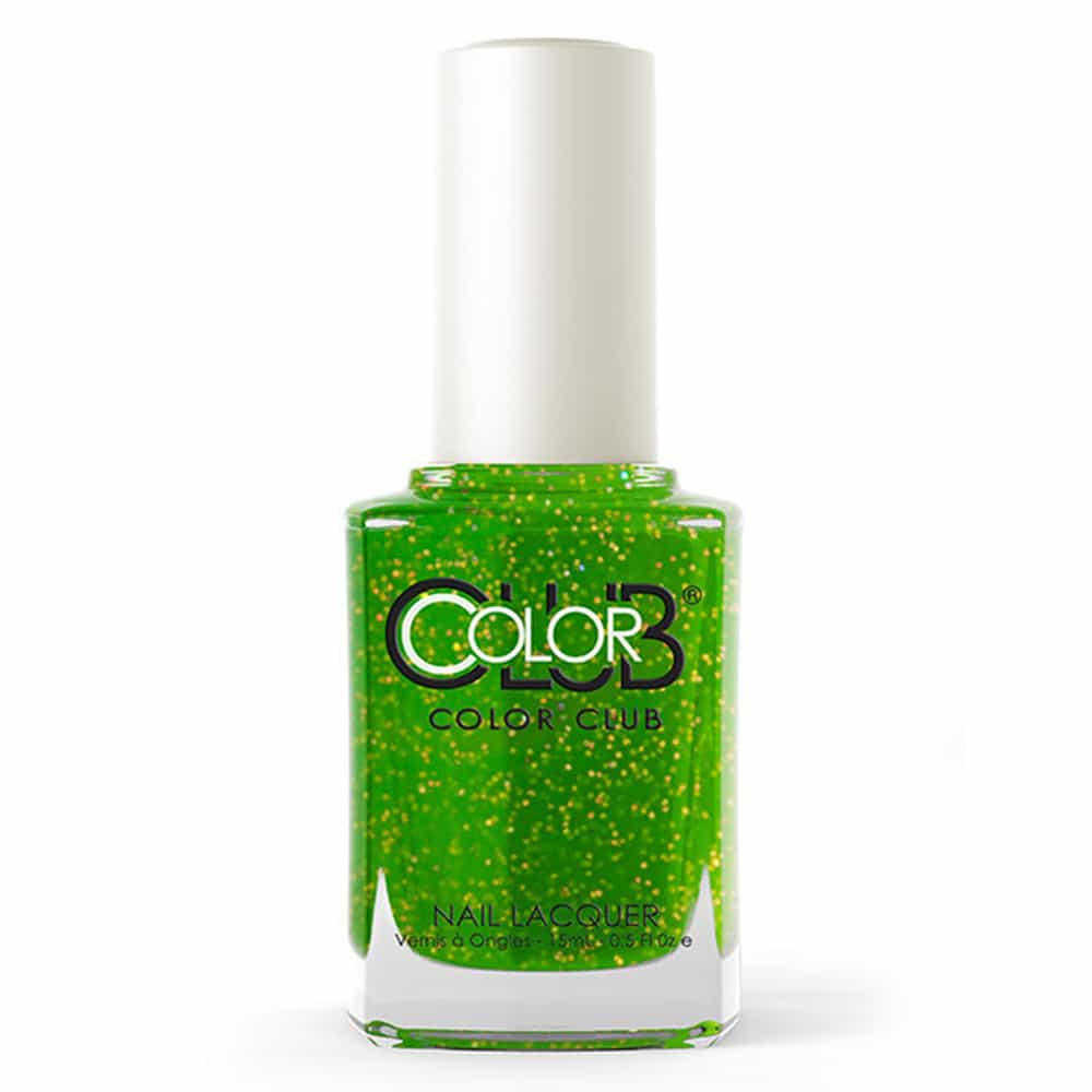 White Smoke Color Club Neon Glitter Envy 0.5 oz. - 15 ml
