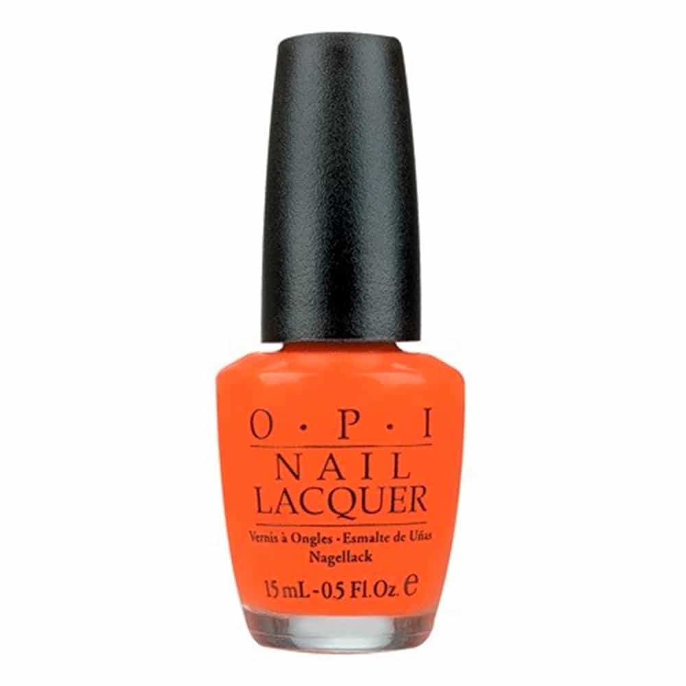 White Smoke OPI Atomic Orange 0.5 oz. NL B39