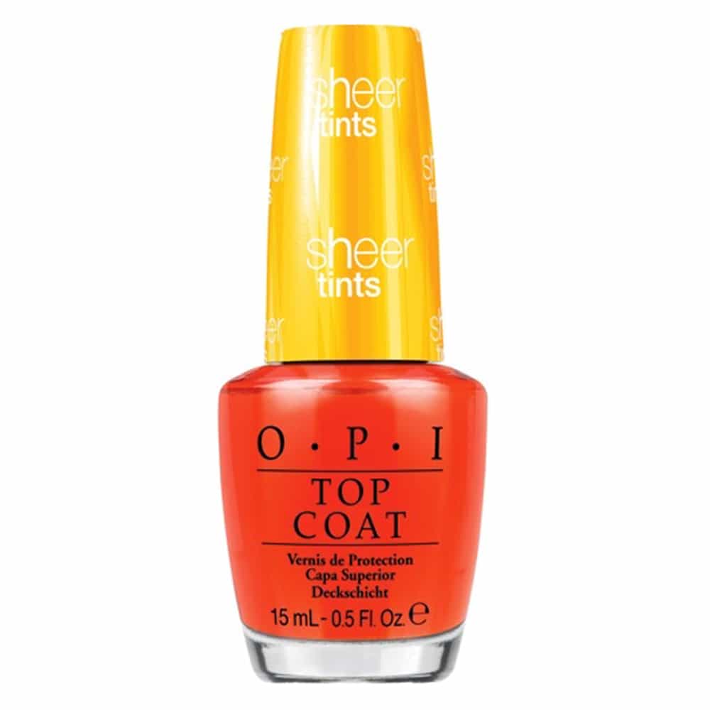 White Smoke OPI Tinted Top Coat - I'm Never Amberrassed 0.5 oz. NT S01