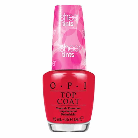 White Smoke OPI Tinted Top Coat - Be Magentale With Me 0.5 oz. NT S02
