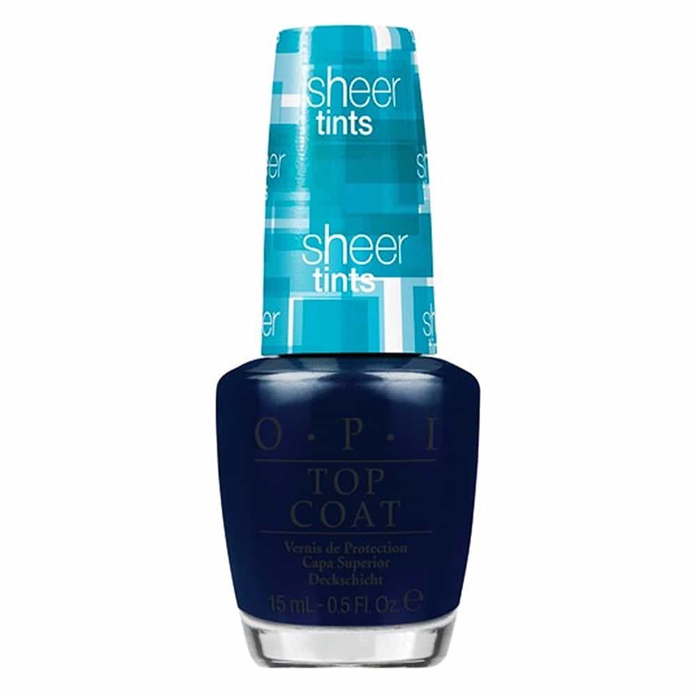 White Smoke OPI Tinted Top Coat - I Can Teal You Like Me 0.5 oz. NT S04