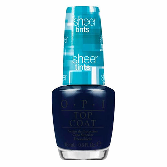White Smoke OPI Tinted Top Coat - I Can Teal You Like Me 0.5 oz. NT S04
