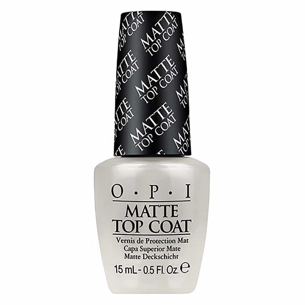 White Smoke OPI Matte Top Coat .5 oz. - 15 ml NT T35