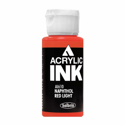 Black Holbein Acrylic Ink Naphthol Red Light AI610B