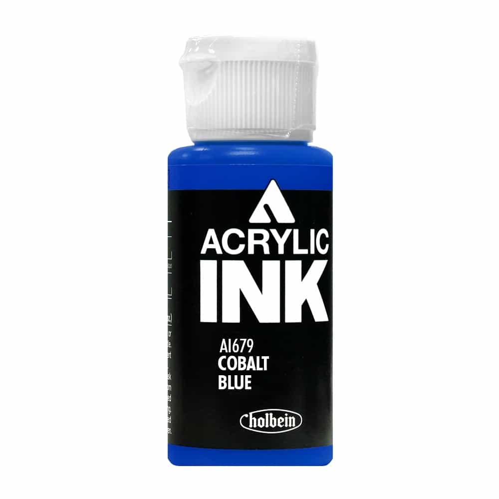 Black Holbein Acrylic Ink Cobalt Blue AI679E