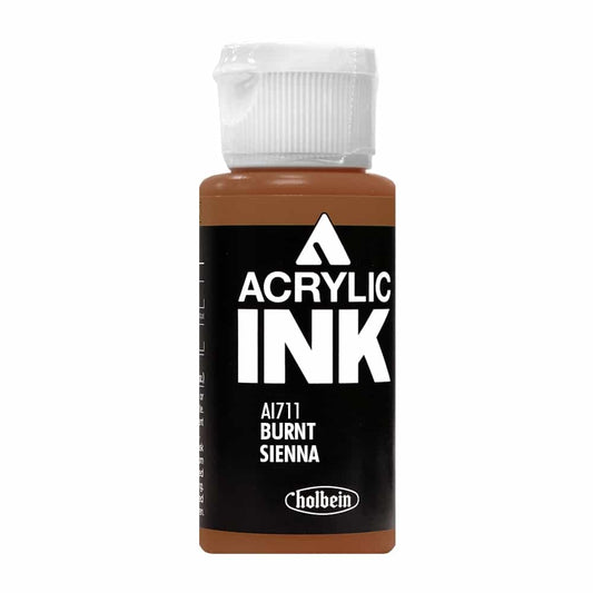 Black Holbein Acrylic Ink Burnt Sienna AI711A