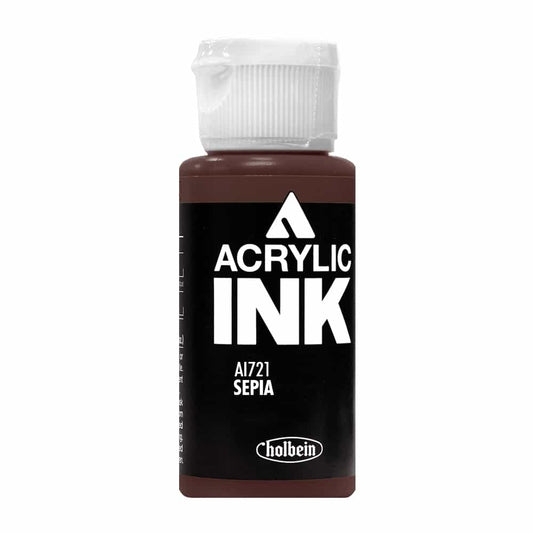 Black Holbein Acrylic Ink Sepia AI721B