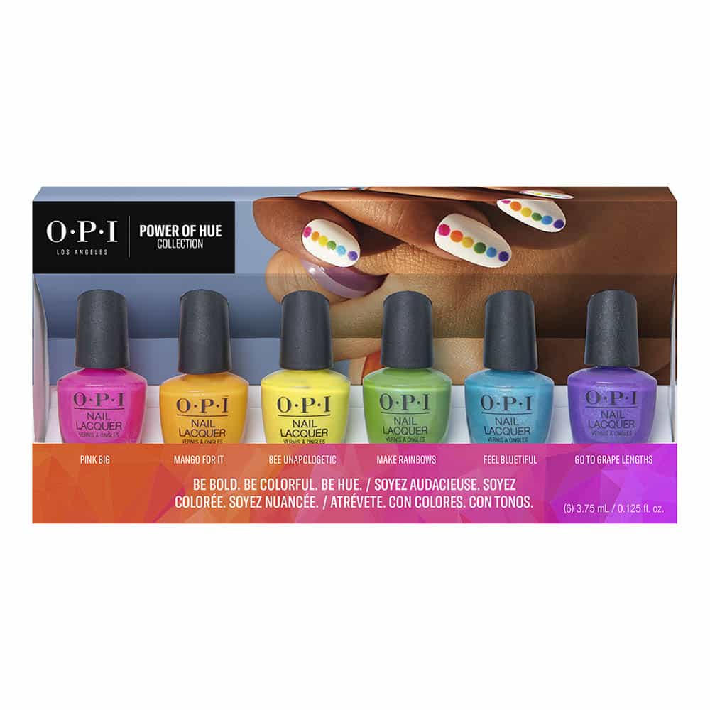 Dark Slate Gray OPI Nail Lacquer Power Of Hue Mini 6-Pack DDB07
