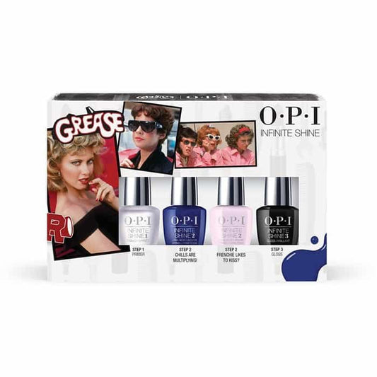 White Smoke OPI Infinite Shine Grease Collection Mini 4-Pack IS DG3
