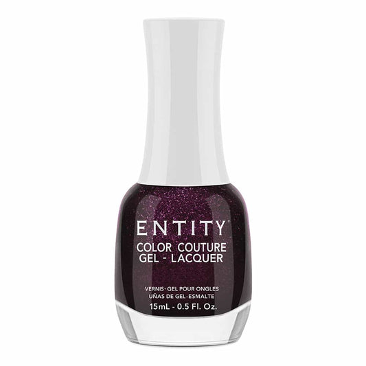 White Smoke Entity Color Couture Lacquer 0.5 oz - Mini Skirt Maroon1634