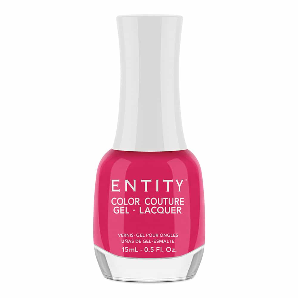 White Smoke Entity Color Couture Lacquer 0.5 oz - Power Pink 1854
