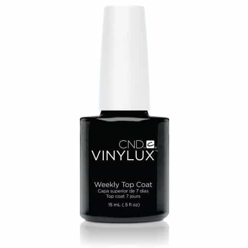 Black CND Vinylux Weekly Top Coat 0.5 fl oz/15ml - 09862