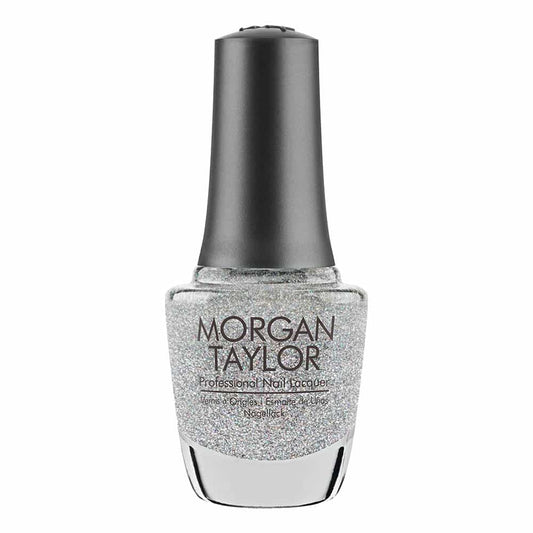 White Smoke Morgan Taylor Peel Off Glitter Fame Game 0.5 fl oz - 3160069