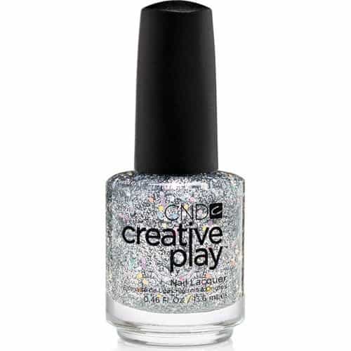 White Smoke CND Creative Play Bling Toss 0.46 fl.oz./13.6ml 91549