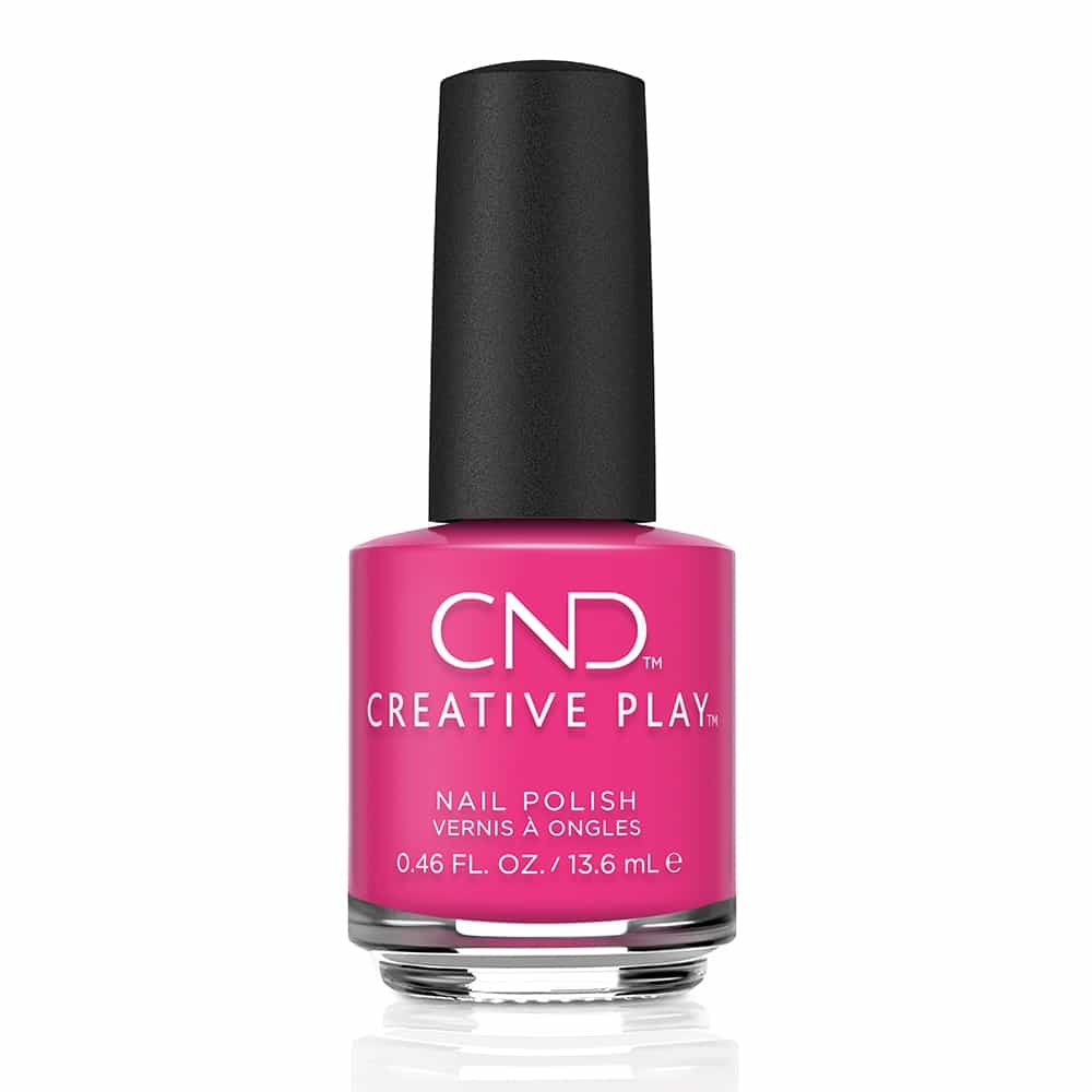 White Smoke CND Creative Play 0.46 fl.oz./13.6ml - Magenta Pop 92371