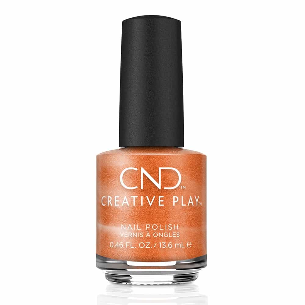 White Smoke CND Creative Play 0.46 fl.oz./13.6ml - Orange Pulse 92374