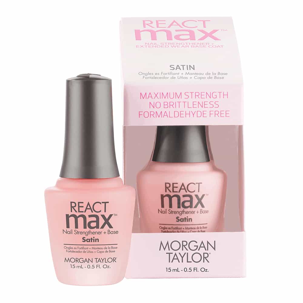 White Smoke Morgan Taylor React Max Base Coat 0.5 oz - Satin 3411101