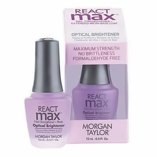 White Smoke Morgan Taylor React Max B/C 0.5oz-Optical Brightener 3411102