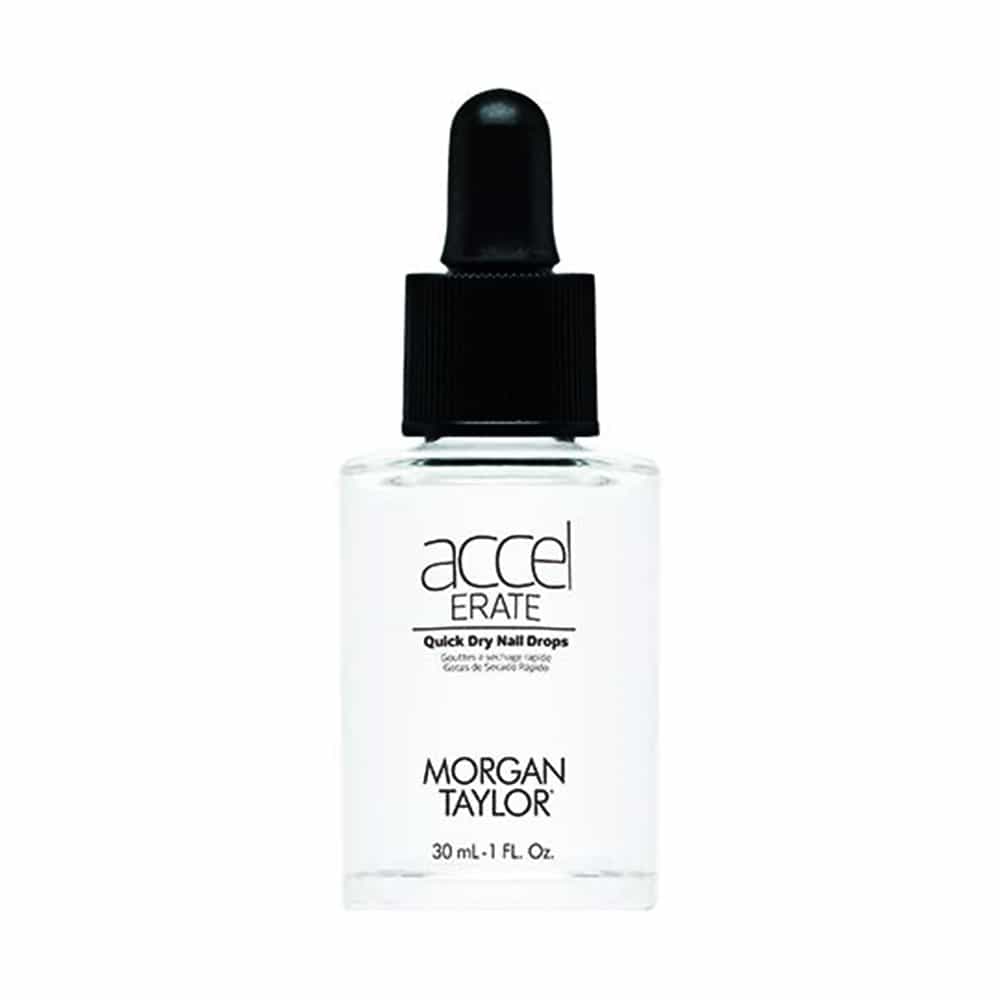 White Smoke Morgan Taylor AccelErate Quick Dry Nail Drop 1 oz 51015