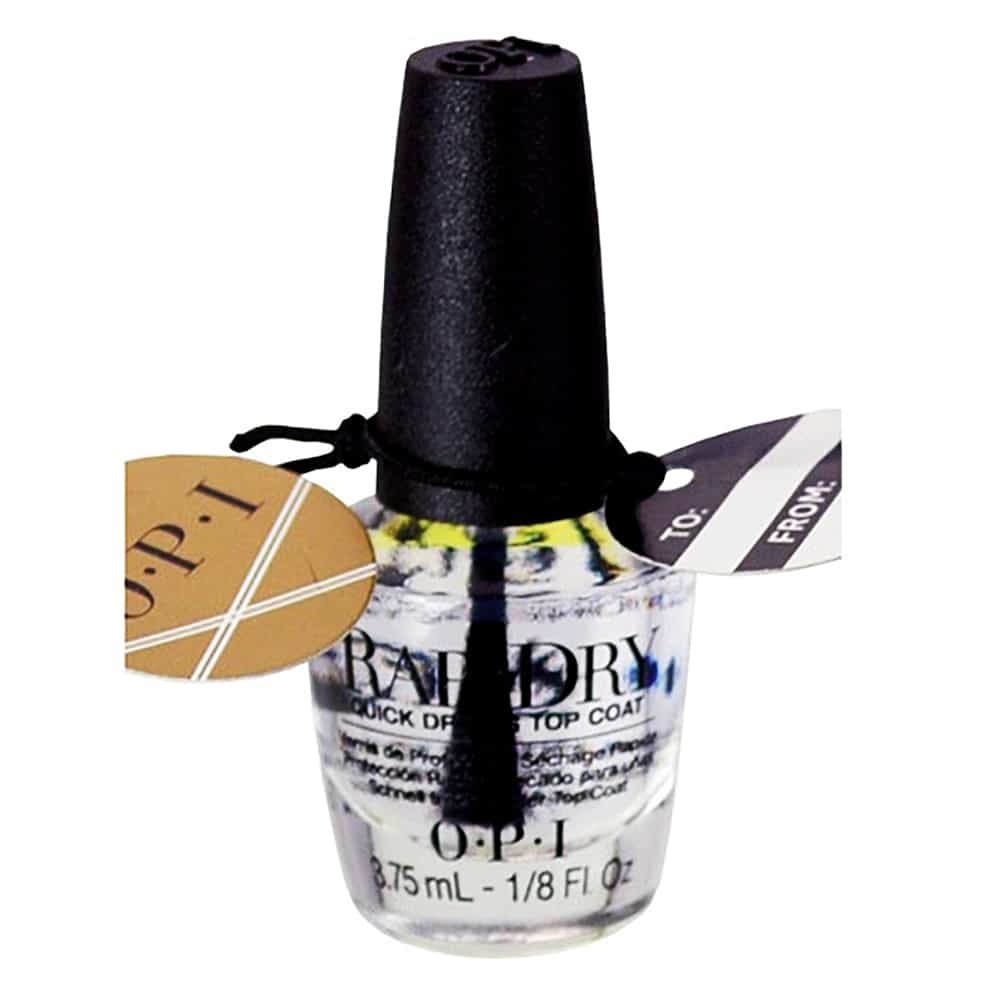 White Smoke OPI Rapidry Top Coat Mini 3.75ml - 0.125 oz. HR J26