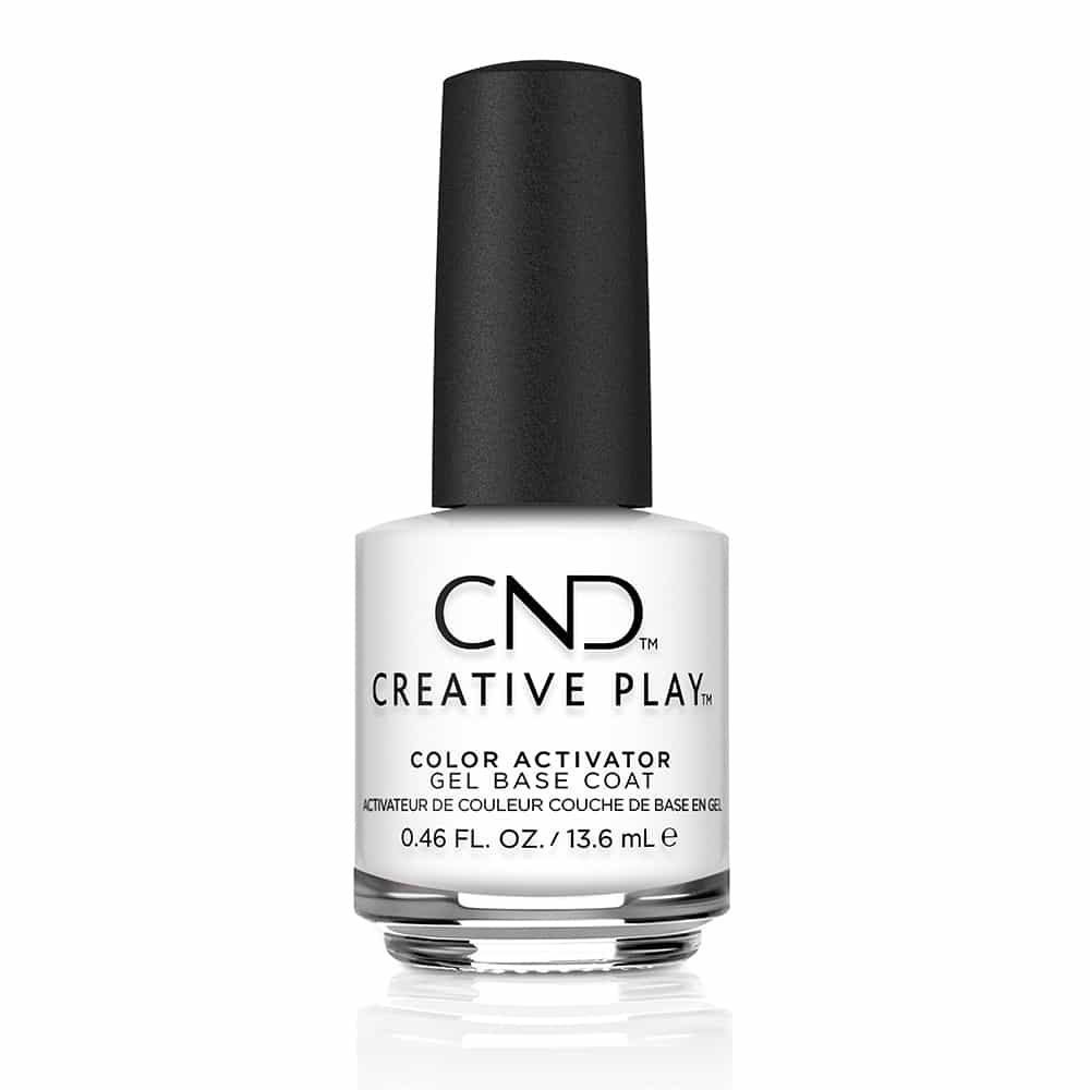 White Smoke CND Creative Play 0.46 fl.oz - Base Color Activator 92334