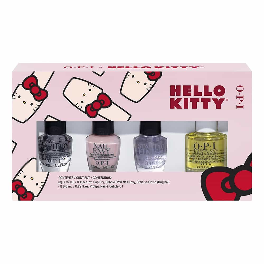 Light Gray OPI Hello Kitty Holiday NT- Mini 4 Pack - HR L28