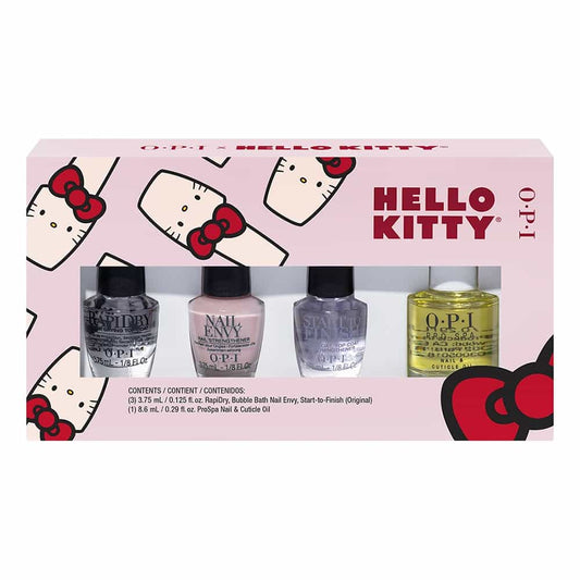 Light Gray OPI Hello Kitty Holiday NT- Mini 4 Pack - HR L28