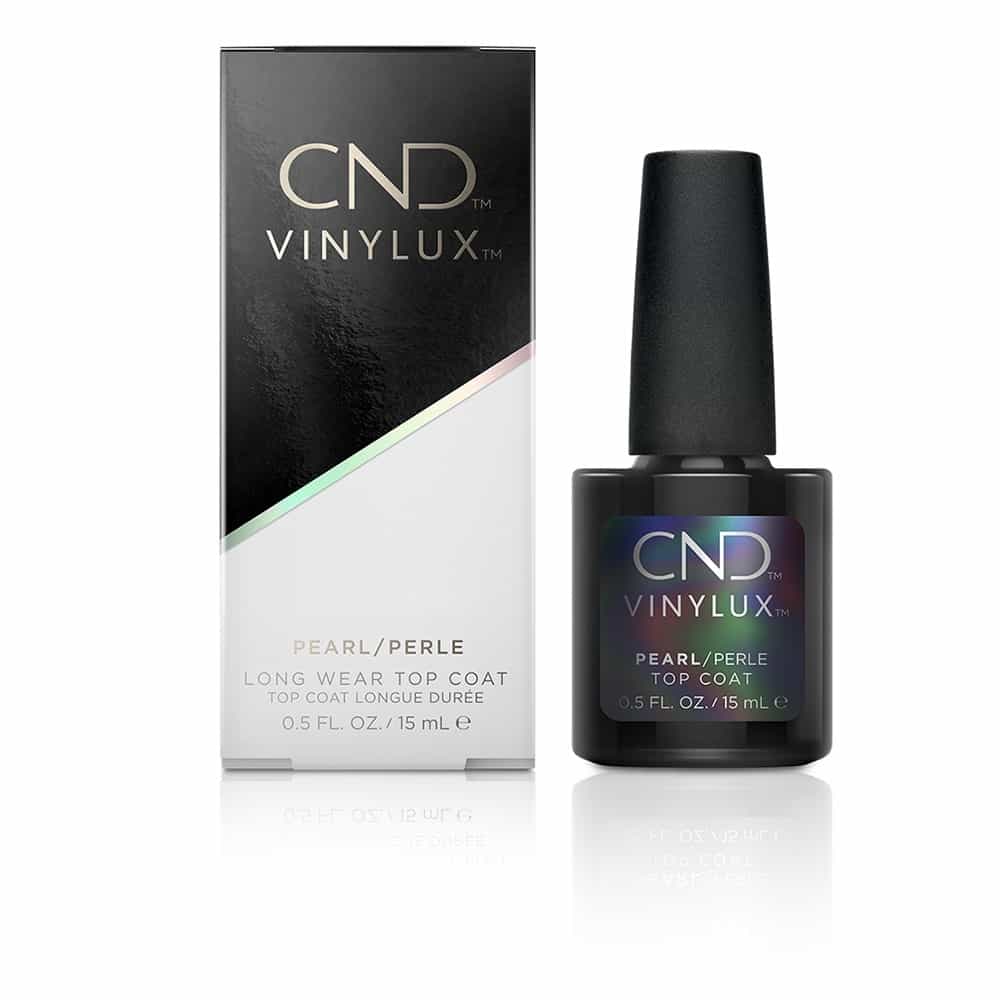 White Smoke CND Vinylux Pearl Top Coat 0.5oz 92648