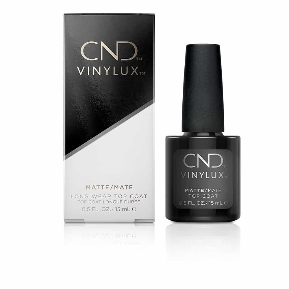 White Smoke CND Vinylux Matte Top Coat 0.5oz 92649