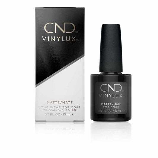 White Smoke CND Vinylux Matte Top Coat 0.5oz 92649