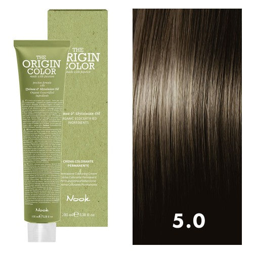 White Smoke Nook The Origin Color 5.0 Light Chestnut 3oz
