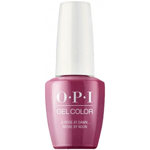 White Smoke OPI GelColor A-Rose At Dawn...Broke By Noon 0.5oz