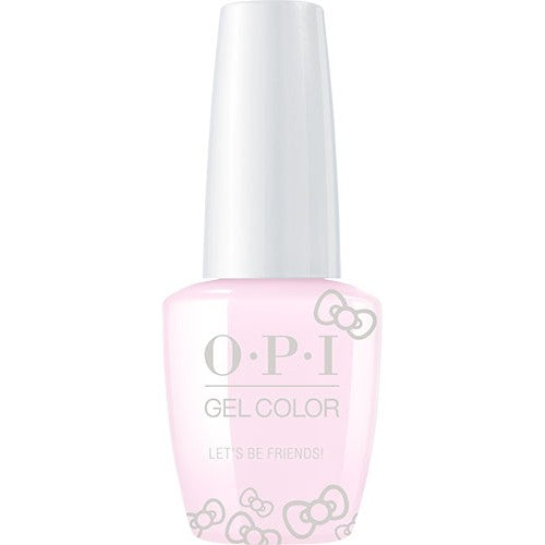 White Smoke OPI GelColor Hello Kitty Let's Be Friends! 0.5oz