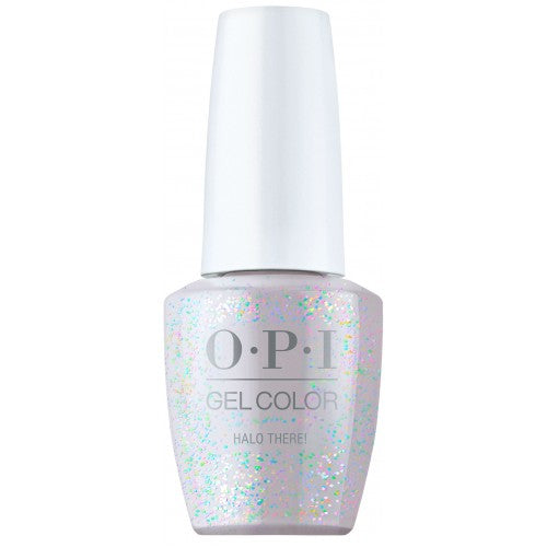 White Smoke OPI GelColor High Definition Glitters Halo There! 0.5oz