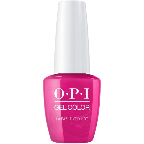 White Smoke OPI GelColor La Paz-itively Hot 0.5oz
