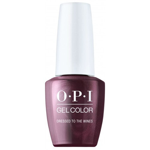 White Smoke OPI GelColor Shine Bright Dressed To The Wines 0.5oz