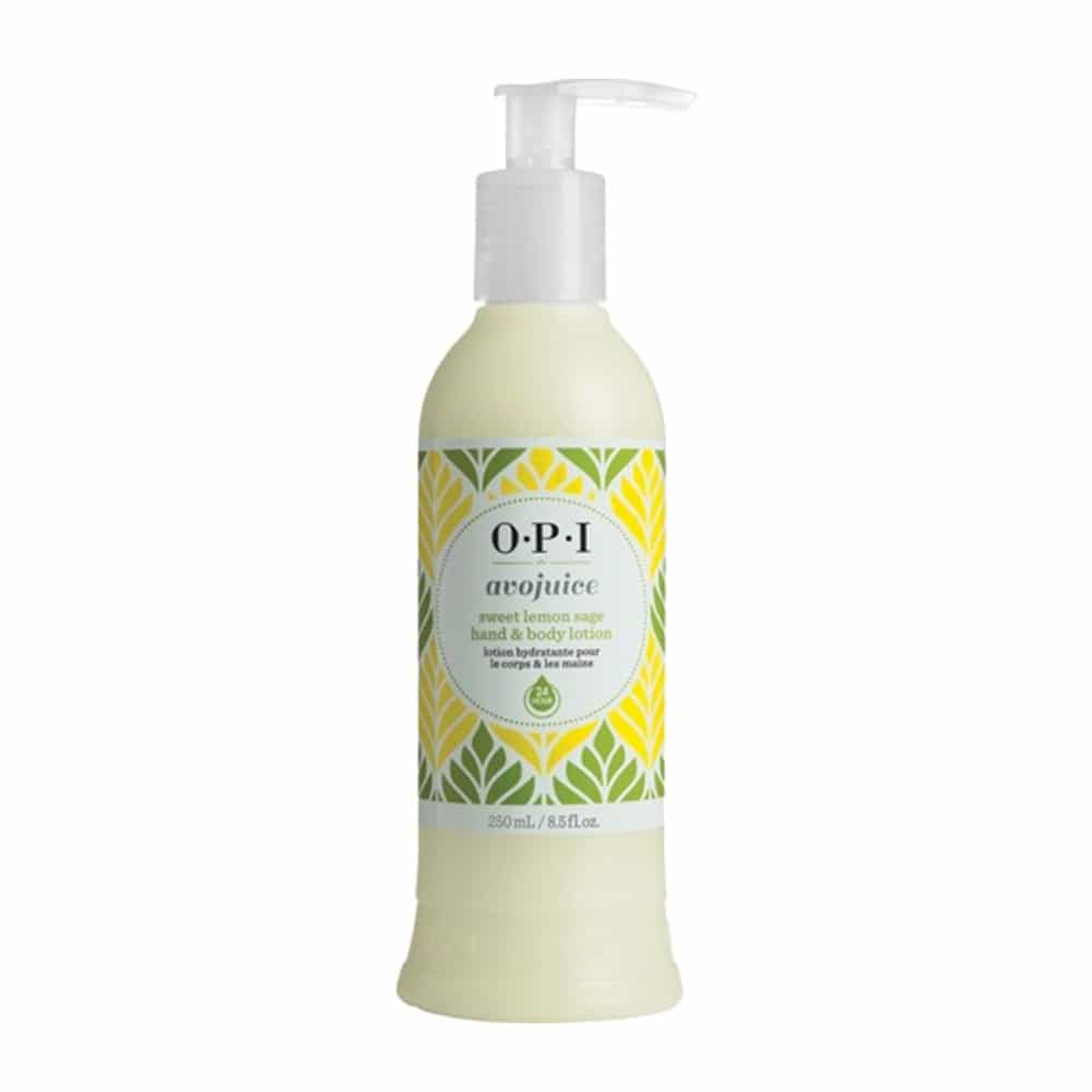 White Smoke OPI Avojuice Sweet Lemon Sage Hand&Body Lotion 8.5oz. AV P18