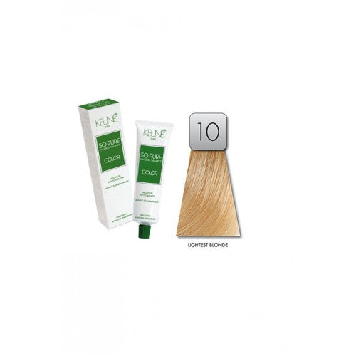White Smoke Keune So Pure Color - 10 Lightest Blonde