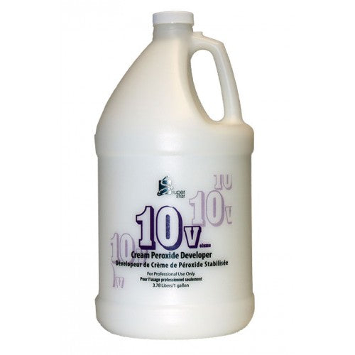 White Smoke Super Star Cream Peroxide Gallon 10 Vol