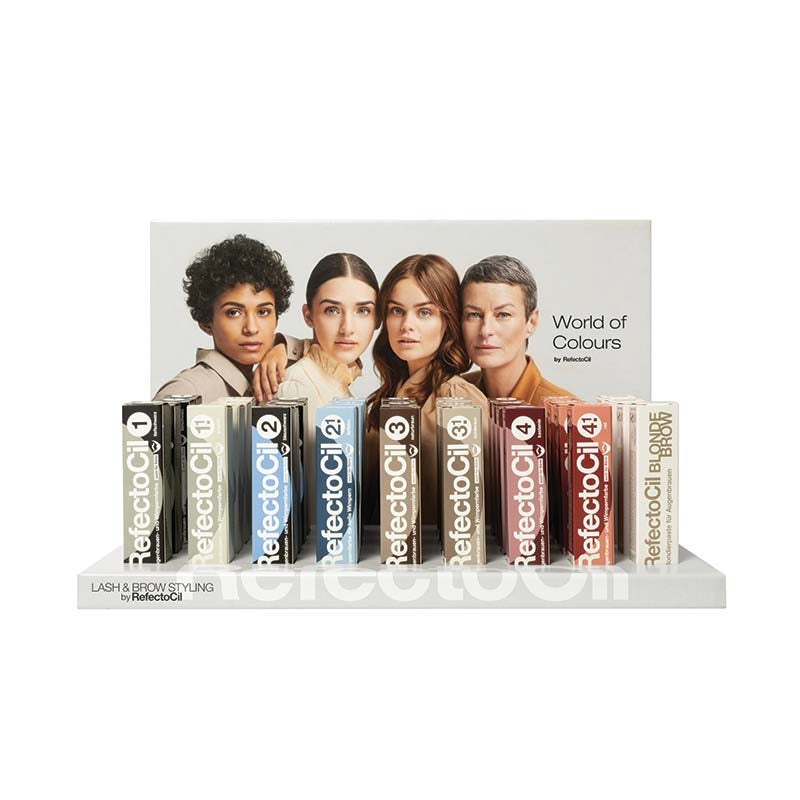 White Smoke Refectocil  Lash And Brow Tint Display  36 Tints