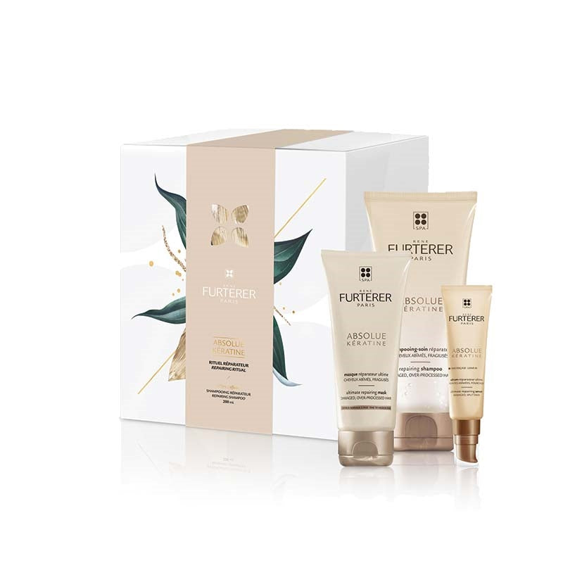White Smoke Rene Furterer  Absolute Keratine Holiday Pack  Repair