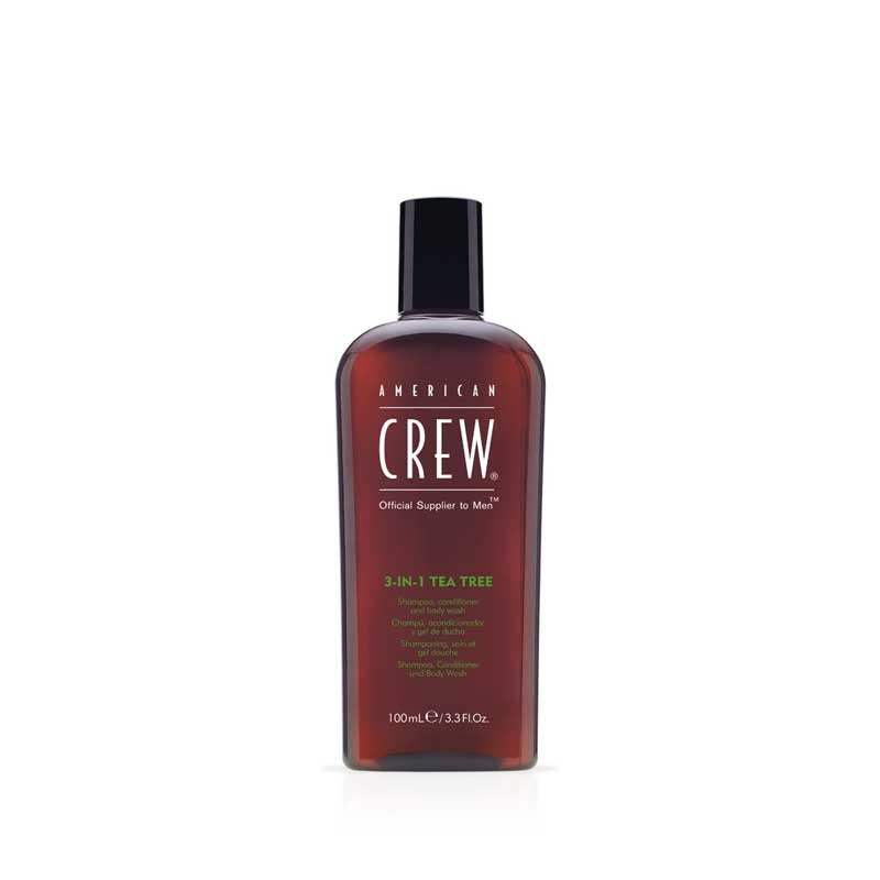 White Smoke American Crew  3in1 Tea Tree Shampoo  100ml