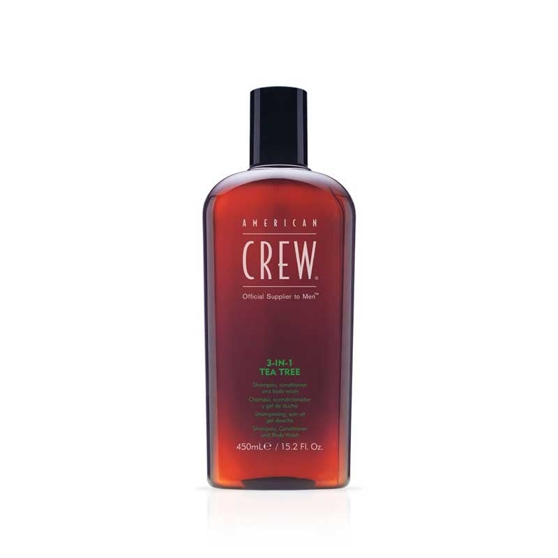 White Smoke American Crew  3in1 Tea Tree Shampoo  450ml