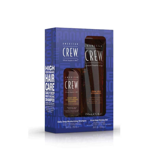 White Smoke American Crew  Firm Hold Gel Kit