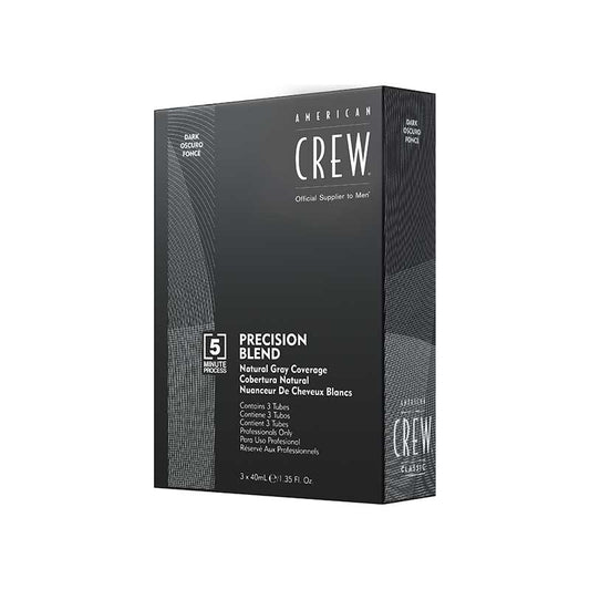 Dark Slate Gray American Crew  Precision Blend 2/3  Dark  3x40ml
