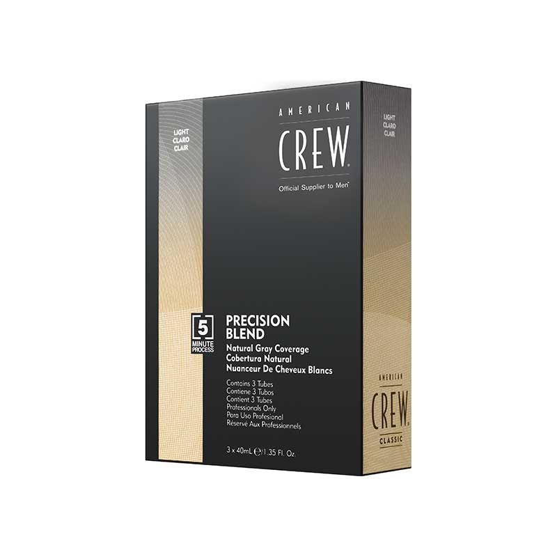 Dark Slate Gray American Crew  Precision Blend 7/8  Light  3x40ml