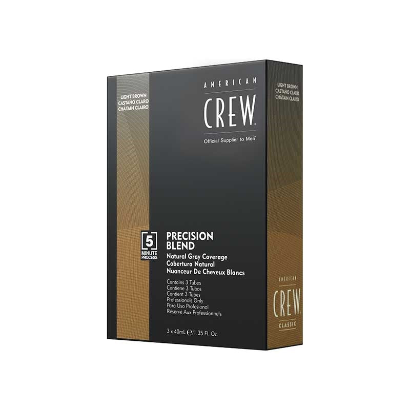 Dark Slate Gray American Crew  Precision Blend 5/6  Medium Ash  3x40ml