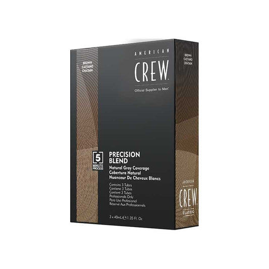 Dark Slate Gray American Crew  Precision Blend 4/5  Medium Natural  3x40ml