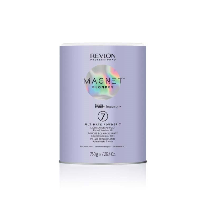 Dark Gray Revlon  Magnet Medium Lift 7 Level Bleach Powder  750g
